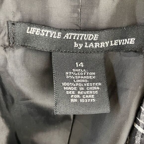 NWT Lifestyle Attitude by Larry Levine Blazer Jacket Size 14 - Picture 9 of 9